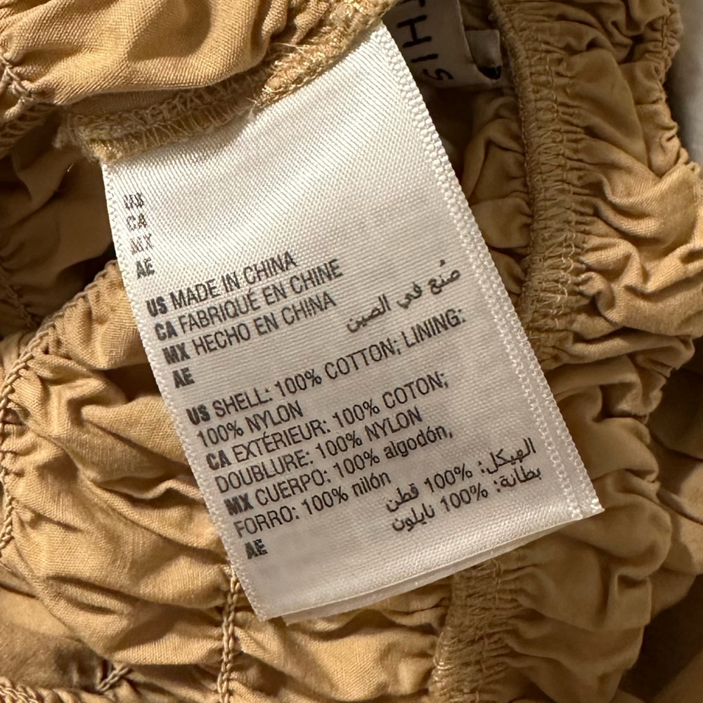 Now and This Puff Sleeve Smocked Ruched Top - Picture 4 of 4